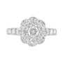 EFFY® Diamond Cluster Engagement Ring (1-7/8 ct. t.w.) in 14k White Gold