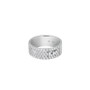 Women's Pave Band Ring with Clear Stones