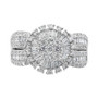 EFFY® Diamond Baguette Cluster Statement Ring (1-1/2 ct. t.w.) in 14k White Gold