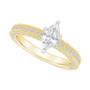 Diamond Marquise Engagement Ring (1-1/5 ct. t.w.) in 14k Gold