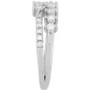 Lab-Created Diamond Double Row Ring (1/2 ct. t.w.) in Sterling Silver