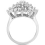 Diamond Starburst Cluster Ring (1-1/2 ct. t.w.) in 14k White Gold, Created for Macy's