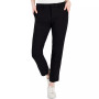 Women's Solid-Color Flat-Front Ankle Trousers