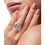 EFFY® Citrine Multirow Statement Ring (2-1/5 ct. t.w.) in Sterling Silver
