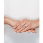 Cubic Zirconia Heart Ring in Sterling Silver