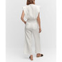 Women's Button Textured Jumpsuit
