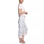 Women's Short Sleeve T-Shirt & Capri Pants Pajama Set