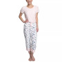 Women's Short Sleeve T-Shirt & Capri Pants Pajama Set