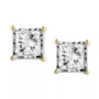Diamond Princess Stud Earrings (3/4 ct. t.w.) in 14k White Gold, Gold or Rose Gold