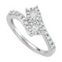 Diamond Two Souls Engagement Ring (1/2 ct. t.w.) in 14k White Gold