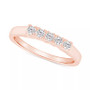 Diamond Five Stone Wedding Band (1/4 ct. t.w.) in 14k Gold