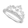 Diamond Tiara Ring (1/10 ct. t.w.) in Sterling Silver