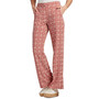 Juniors' Printed Elastic-Back Pull-On Pocket Pants