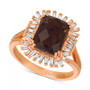 Pomegranate Garnet™ (3-1/3 ct. t.w.) & Diamond (1/3 c.t. t.w.) Ring in 14k Rose Gold (Also available in Chocolate® Quartz & Cinnamon Citrine®.)