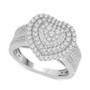 Diamond Heart Ring (1 ct. t.w.) in 14k White or Rose Gold