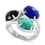 EFFY® Lapis Lazuli, Onyx, & Amazonite Statement Ring in Sterling Silver