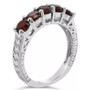 Garnet (1-1/2 ct. t.w.) Ring in Sterling Silver (Also Available in Peridot & White Topaz)