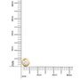 Diamond Bezel Single Stud Earring (1/6 ct. t.w.) in 14k Gold