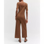 Women's Ruched Long Jumpsuit