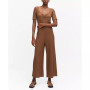 Women's Ruched Long Jumpsuit