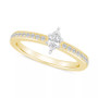 Diamond Marquise Engagement Ring (1/2 ct. t.w.) in 14k Gold