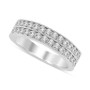 Diamond Two-Row Band (1/2 ct. t.w.) in 14k White Gold
