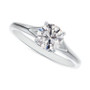Diamond Round-Cut Engagement Ring (5/8 ct. t.w.) in 14k White Gold