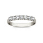 Moissanite Anniversary Band 3/8 ct. t.w. Diamond Equivalent in 14k White Gold