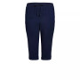 Plus Size Cotton Roll Up Capri Pants