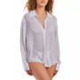 London Chiffon Button Down Boyfriend Sleep Shirt