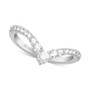 Art Carved Diamond Rose-Cut Chevron Band (3/8 ct. t.w.) in 14k White, Yellow or Rose Gold