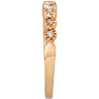 Diamond Beaded Band (1/8 ct. t.w.) in 14k Rose Gold