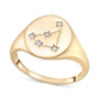 Diamond Capricorn Constellation Ring (1/20 ct. t.w.) in 10k Gold, Created for Macy's