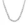 Men's Diamond Link 20" Chain Necklace (1 ct. t.w.) in Sterling Silver