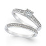 Diamond Bridal Set (1/2 ct. t.w.) in 14k White Gold