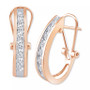 Diamond Channel-Set J-Hoop Earrings (1/2 ct. t.w.) in 10k White ,Yellow or Rose Gold