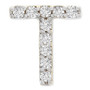 Diamond Initial T Single Stud Earring (1/20 ct. t.w.) in 14k Gold, Created for Macy's