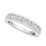 Certified Diamond Channel Band (2 ct. t.w.) in 14K White Gold