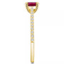 Ruby (5/8 Ct. t.w.) and Diamond (1/6 Ct. t.w.) Ring