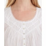 Cotton Lace-Trim Short Nightgown