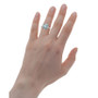 Sky Blue Topaz (2-3/4 ct. t.w.) & Lab-Created White Sapphire (1/4 ct. t.w.) Cluster Ring in Sterling Silver
