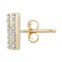 Diamond Initial H Single Stud Earring (1/20 ct. t.w.) in 14k Gold, Created for Macy's