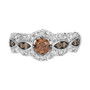 Diamond®(1/2 ct. t.w.) & Nude Diamond™(1/2 ct. t.w.) Ring in 14k Two Tone Gold