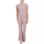 Women's Ribbed Short-Sleeve Baby Sleep Tee