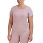 Women's Ribbed Short-Sleeve Baby Sleep Tee