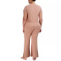 Women's Ribbed Short-Sleeve Baby Sleep Tee