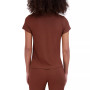 Women's Ribbed Short-Sleeve Baby Sleep Tee