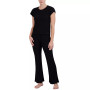 Women's Ribbed Short-Sleeve Baby Sleep Tee