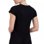 Women's Ribbed Short-Sleeve Baby Sleep Tee