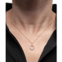 Diamond Smiley Face 18" Pendant Necklace (1/10 ct. t.w.) in 10k Gold, Created for Macy's